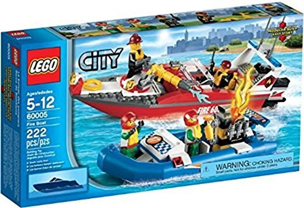Cover Art for 5702014959576, Fire Boat Set 60005 by Lego