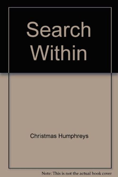 Cover Art for 9780195199642, Search Within by Christmas Humphreys
