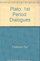 Cover Art for 9780710014313, Plato: 1st Period by Paul Friedlander