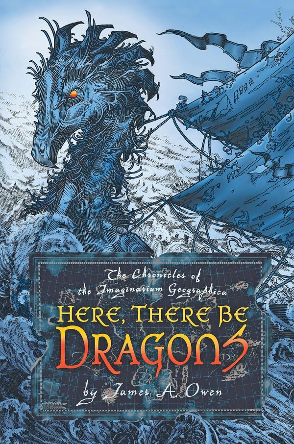 Cover Art for 9780857070296, Here, There Be Dragons by James A. Owen