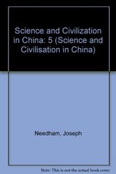 Cover Art for 9780521327268, Science and Civilization in China (Science and Civilisation in China) by Joseph Needham
