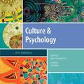 Cover Art for 9780495097877, Culture and Psychology by David Matsumoto, Linda Juang
