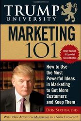 Cover Art for 9780470453070, Trump University Marketing 101 by Don Sexton
