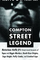 Cover Art for 9781732181304, COMPTON STREET LEGEND: Notorious Keffe D’s Street-Level Accounts of Tupac and Biggie Murders, Death Row Origins, Suge Knight, Puffy Combs, and Crooked Cops by Duane 'Keffe D' Davis, Yusuf Jah