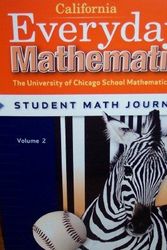 Cover Art for 9780076098071, California Everyday Mathematics Student Math Journal Grade 3 (UCSMP) by Wright Group