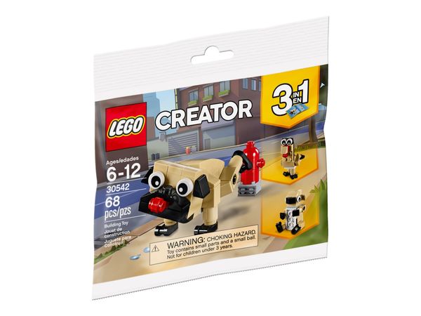 Cover Art for 5702016122411, Cute Pug Set 30542 by LEGO
