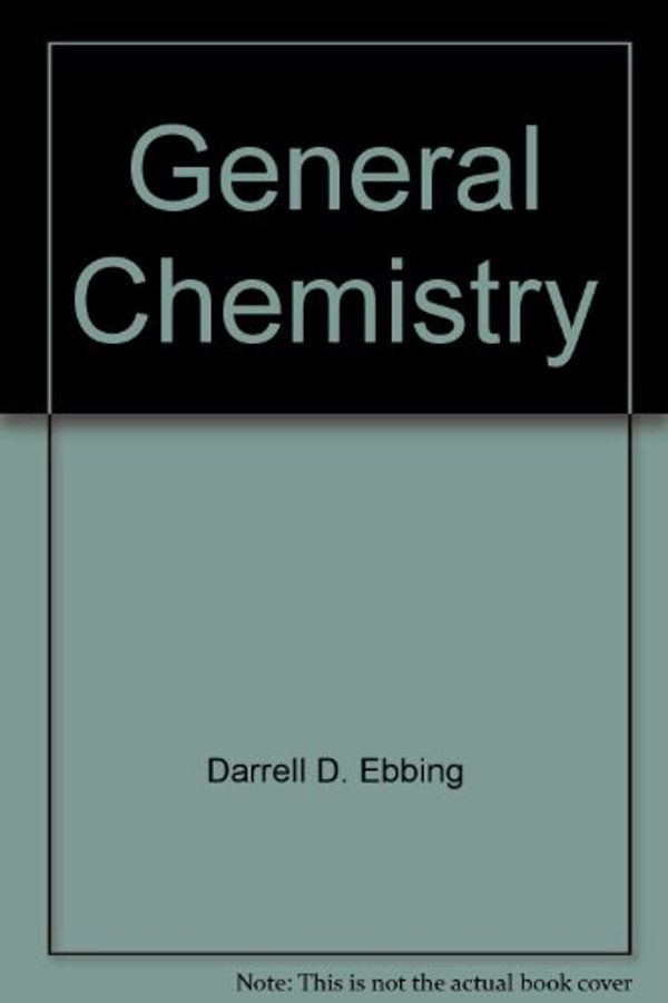 Cover Art for 9780395529201, General Chemistry by Darrell Ebbing