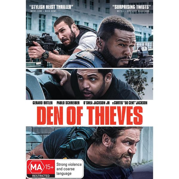 Cover Art for 9398700025111, Den of Thieves by Curtis '50 Cent' Jackson,O'Shea Jackson Jr.,Evan Jones,Pablo Schreiber,Gerard Butler