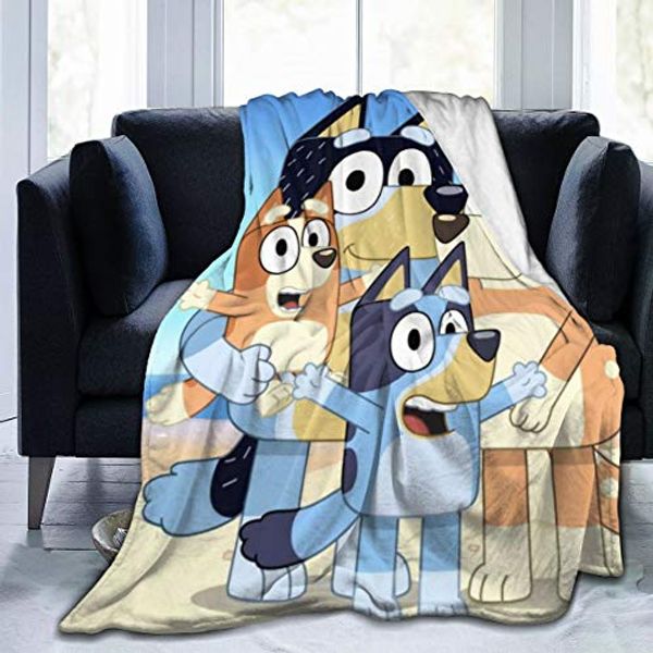Cover Art for 8318821532863, QFAFO Bluey Dog Ultra-Soft Micro Fleece Blanket Throw Fuzzy Light Plush Bed Couch Living Room by 