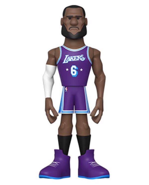 Cover Art for 0889698593861, Funko Pop! Gold NBA: Lakers - Lebron James (City) 5" with Chase (Styles May Vary) by Funko