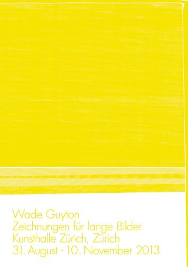 Cover Art for 9783863354237, Wade Guyton by Wade Guyton
