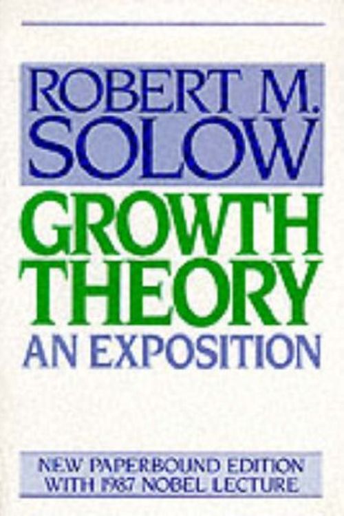 Cover Art for 9780195056099, Growth Theory by Robert M. Solow
