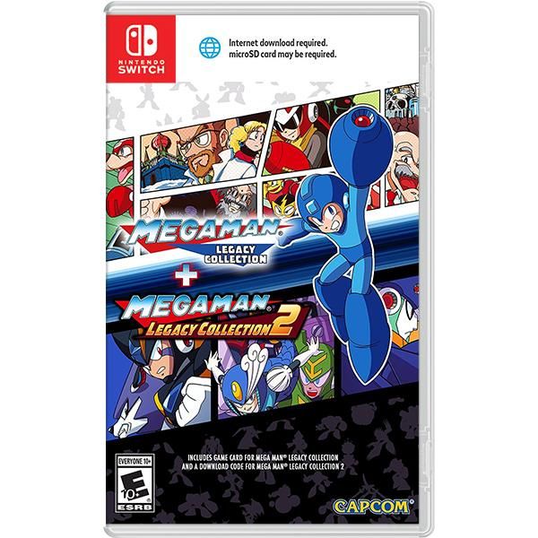 Cover Art for 0013388410026, Mega Man Legacy Collection 1 + 2 Nintendo Switch Game (#) by Capcom