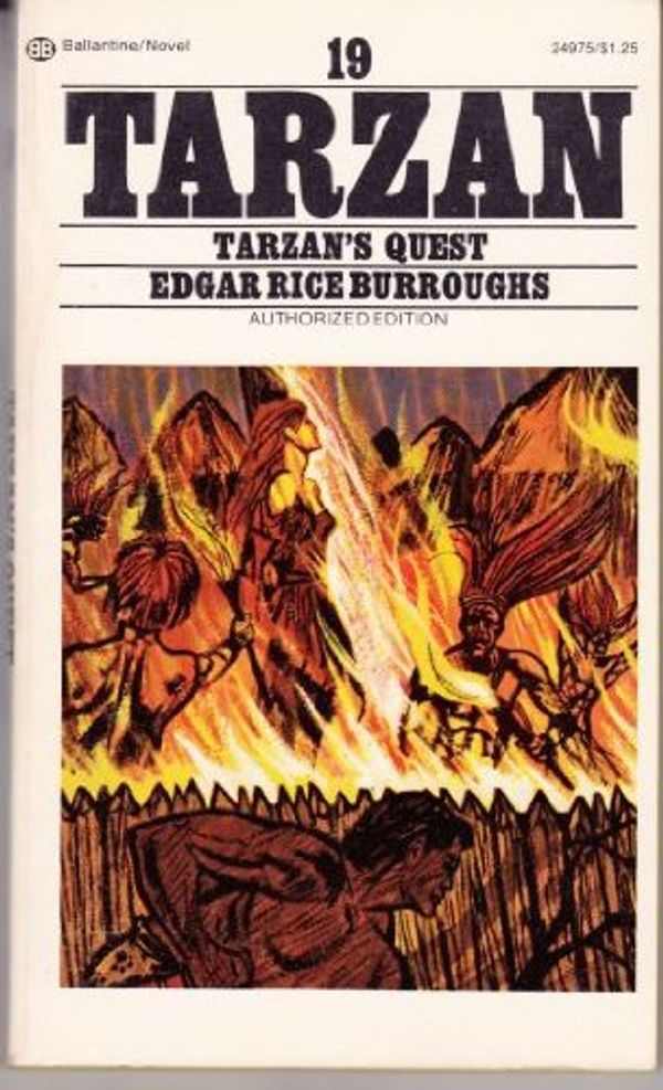 Cover Art for 9780345249753, Tarzan's Quest #20 (Ballantine White Cover, 24975) by Edgar Rice Burroughs