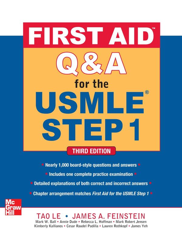 Cover Art for 9780071745963, First Aid Q&A for the USMLE Step 1, Third Edition by Tao Le