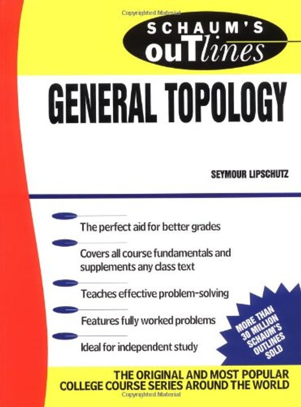 Cover Art for 9780070379886, Schaum's Outline of General Topology by Seymour Lipschutz