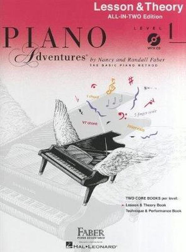 Cover Art for 9781616776503, Piano Adventures All in Two Level 1 Lesson Theory Anglicised Pf Bk/CD by Various