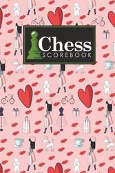 Cover Art for 9781720605591, Chess Scorebook: Chess Notation Book, Chess Records Book, Chess Score Sheets, Chess Match Log Book, Record Your Games, Log Wins Moves, Tactics & Strategy, Cute Paris Cover by Rogue Plus Publishing