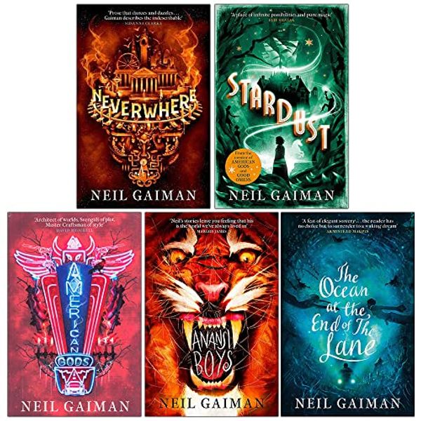 Cover Art for 9789123598229, Neil Gaiman Collection 5 Books Collection Set With Gift Journal (Neverwhere, Stardust, Anansi Boys, Fragile Things, American Gods) by Neil Gaiman