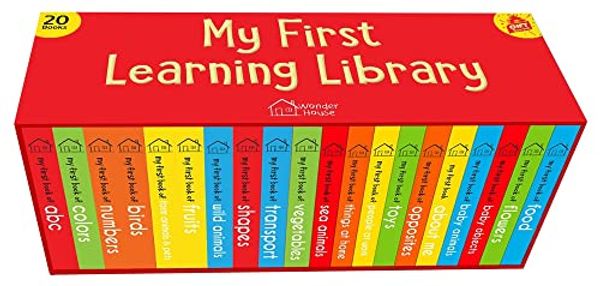 Cover Art for 9789388369886, My First Learning Library Box Set: 20 Board Books Gift Set for Kids (Horizontal Design) by Wonder House Books