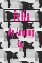 Cover Art for 9798678251220, Felix : My Amazing Cat - Notebook/Journal With Design and Personalized Name of Your Cat Felix: Lined Notebook / Journal Gift, 112 Pages, 6x9, Matte Finish by Nach Books