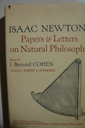 Cover Art for 9780674468535, Isaac Newton's Papers and Letters on Natural Philosophy and Related Documents: Second edition by I. Bernard Cohen