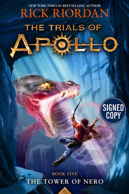 Cover Art for 9781368071031, The Tower of Nero (Trials of Apollo, Book Five) - Signed / Autographed Copy by Rick Riordan