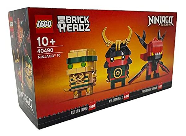Cover Art for 5702017006079, LEGO Ninjago 10th Anniversary Brickheadz Set 40490 by Unknown