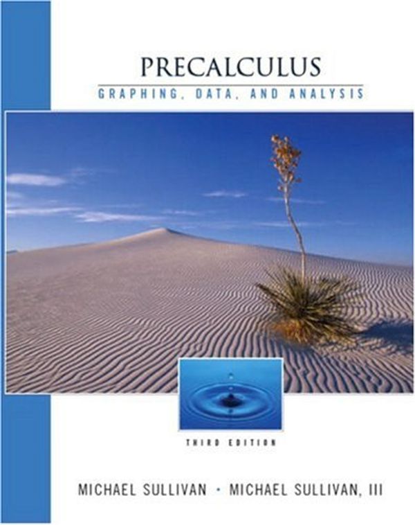 Cover Art for 9780131007802, Precalculus by Michael Sullivan