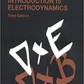 Cover Art for B0BSBWJZVX, Introduction to Electrodynamics by David J. Griffiths