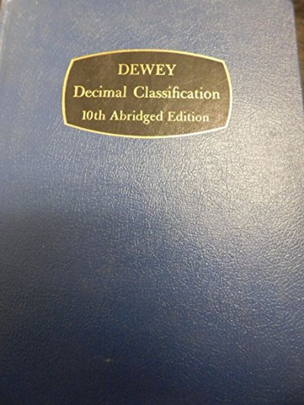 Cover Art for 9780910608138, Dewey Decimal Classification and Relative Index by Melvil Dewey