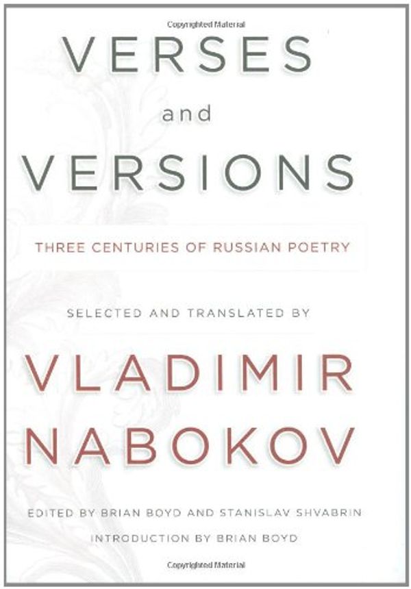 Cover Art for 9780151012640, Verses and Versions by Vlad?mir Nabokov