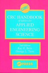 Cover Art for 9780849302527, Handbook of Tables for Applied Engineering Science by Ray E. Bolz