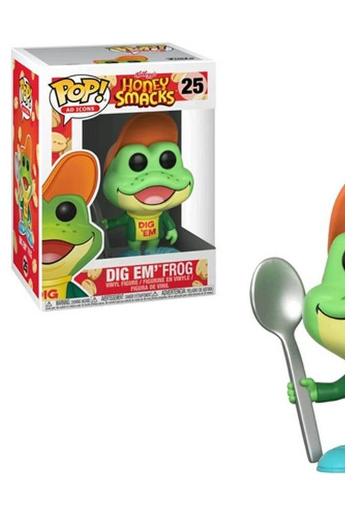 Cover Art for 0889698306744, Funko POP Ad Icons Kellogg's Honey Smacks #42 Dig Em' Frog by FUNKO