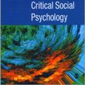 Cover Art for 9781446248485, An Introduction to Critical Social Psychology by Alexa Hepburn
