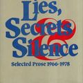 Cover Art for 9780860681557, On Lies, Secrets and Silence by Adrienne Rich