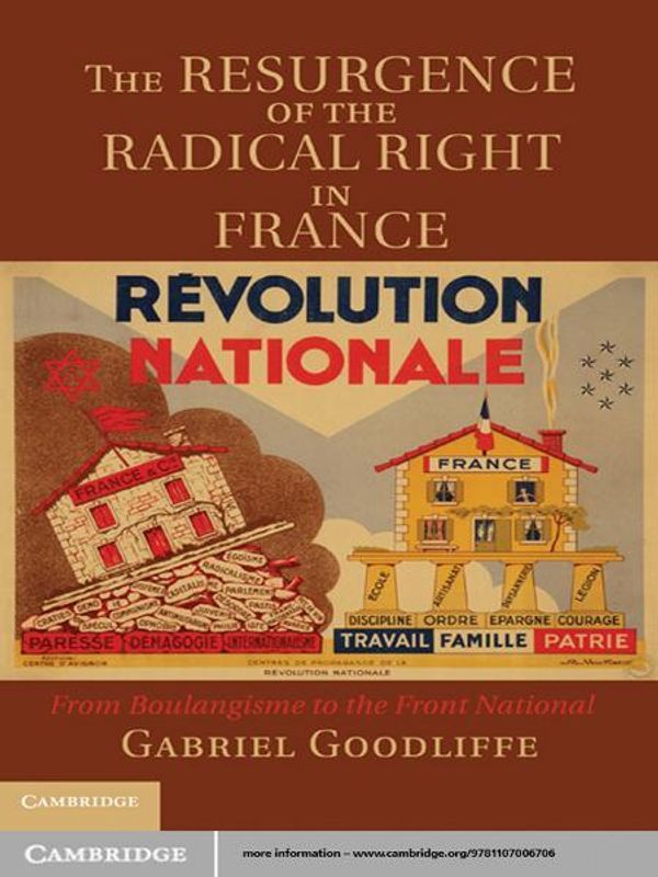 Cover Art for 9781139209670, The Resurgence of the Radical Right in France by Gabriel Goodliffe