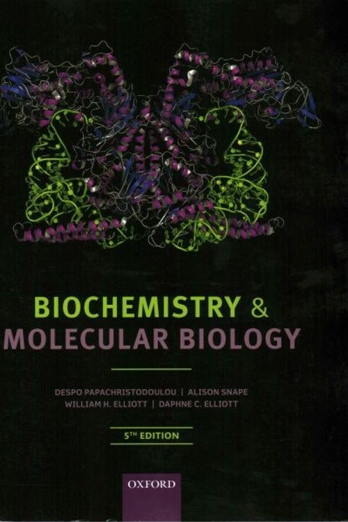 Cover Art for 9780199609499, Biochemistry and Molecular Biology by Despo Papachristodoulou
