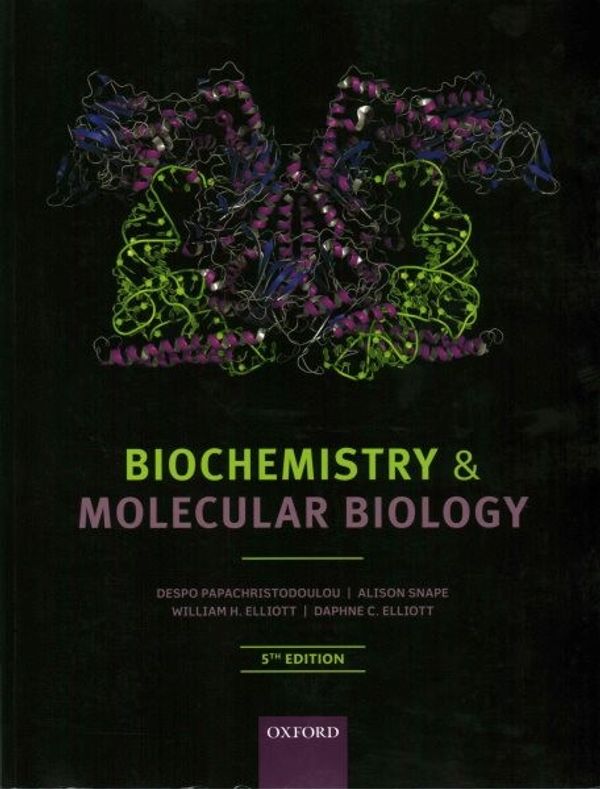 Cover Art for 9780199609499, Biochemistry and Molecular Biology by Despo Papachristodoulou