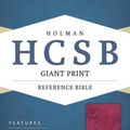 Cover Art for 9781433615979, HCSB Giant Print Reference Bible, Pink Leathertouch Indexed by Holman Bible Publishers