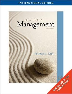 Cover Art for 9780324598193, New Era of Management by Richard Daft