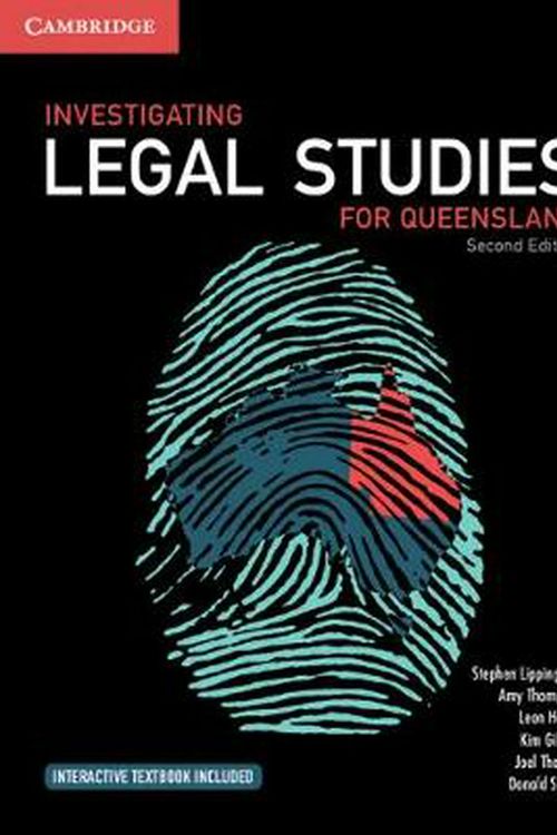 Cover Art for 9781108469500, Investigating Legal Studies for Queensland 2ed by Stephen Lippingwell