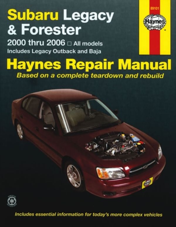 Cover Art for 9781620920046, Subaru Legacy & Forester: Legacy 2000 Thru 2009 - Forester 2000 Thru 2008 - Include Legacy Outback and Baja by Haynes Publishing