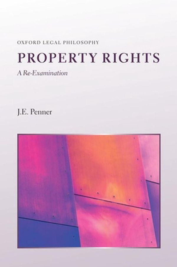 Cover Art for 9780198830122, Property Rights by J. E. Penner