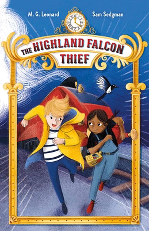 Cover Art for 9781250791436, The Highland Falcon Thief: Adventures on Trains #1 by M. G. Leonard, Sam Sedgman