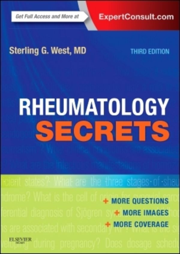 Cover Art for 9780323037006, Rheumatology Secrets by Sterling West