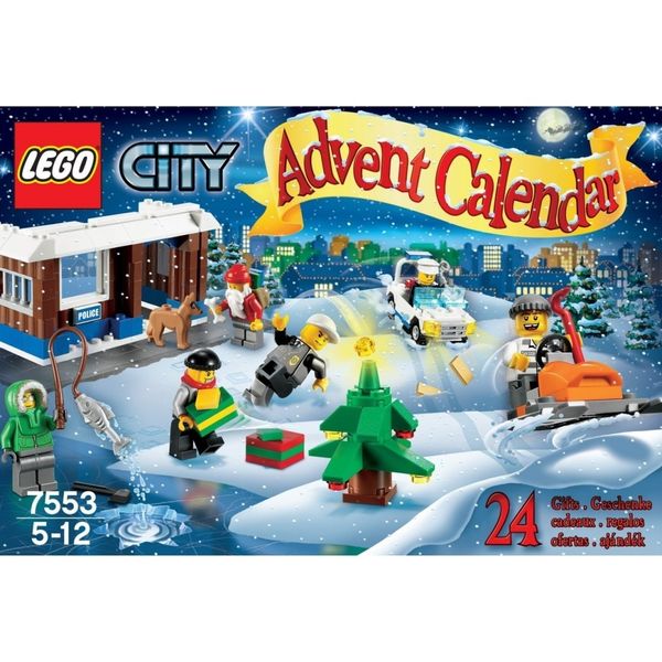 Cover Art for 5702014730403, City Advent Calendar Set 7553 by LEGO Town