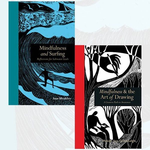 Cover Art for 9789123474721, Mindfulness and Surfing and Mindfulness & the Art of Drawing 2 Books Bundle Collection - Reflections for Saltwater Souls,A Creative Path to Awareness by Sam Bleakley