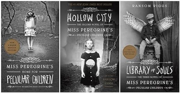 Cover Art for B0BX7F1H68, Miss Peregrine’s Peculiar Children Series 3 Books Set - Miss Peregrine's Home for Peculiar Children; Hollow City; Library of Souls (Hardcover Edition) by Ransom Riggs