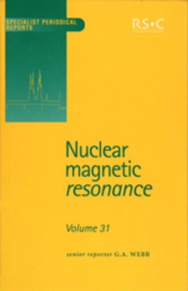 Cover Art for 9781847553874, Nuclear Magnetic Resonance: Volume 31 by Jameson, Cynthia J